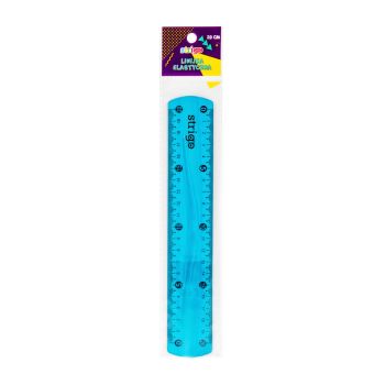 Linijka elastyczna STRIGO 20 cm, niebieska