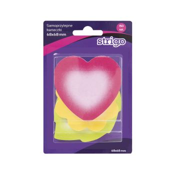 Karteczki samoprzylepne STRIGO, 3 kształty,150 kartek