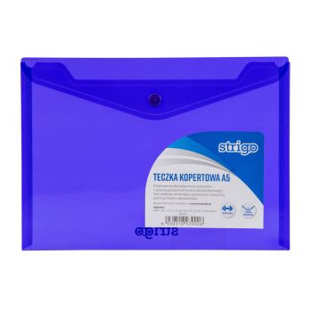 Teczka kopertowa STRIGO PP A5, pozioma, fioletowa