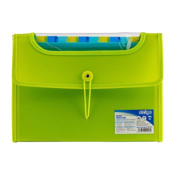 Teczka VFILE STRIGO A4 z 6 przekładkami, zielona