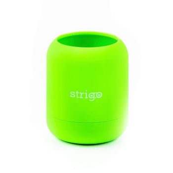 Pojemnik na długopisy STRIGO, zielony