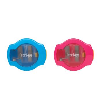 Temperówka STRIGO na dwie grubości otwierana, mix kolorów