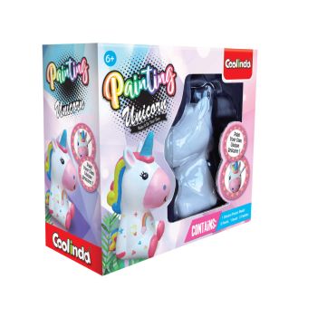 Zestaw kreatywny Strigo ,,Pokoloruj swoją figurkę'' Jednorożec