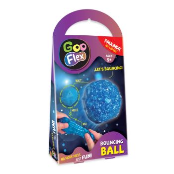 Zestaw kreatywny Goo Flex Strigo ,,Stwórz swoją piłeczkę kauczukową'' niebieska