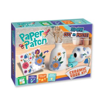Zestaw kreatywny do decoupage Strigo  ,,Paper Patch'' Ceramiczny wazon