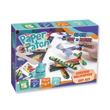 Zestaw kreatywny do decoupage Strigo ,,Paper Patch'' Drewniany Helikopter