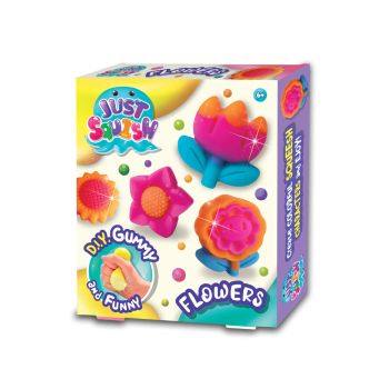 Zestaw kreatywny Just Squish Strigo ,,Stwórz swoje żelowe figurki'' Kwiaty