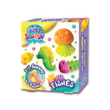 Zestaw kreatywny Just Squish Strigo ,,Stwórz swoje żelowe figurki'' Rybki