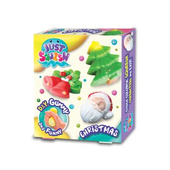 Zestaw kreatywny Just Squish Strigo ,,Stwórz swoje żelowe figurki'' Christmas