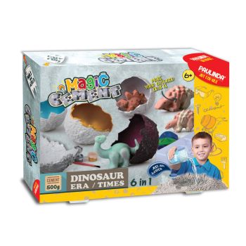 Zestaw kreatywny Strigo ,,Magic Cement'' Dinozaury
