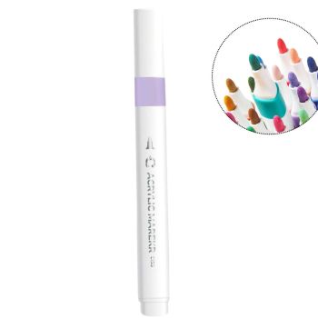 Marker akrylowy Deli lawendowy wodoodporny uniwersalny