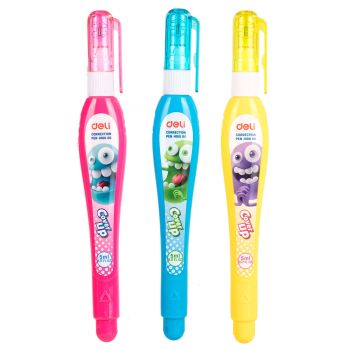 Korektor w piórze Deli H10000 5ml mix kolorów BUMPEES 