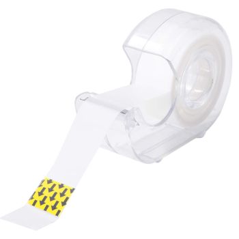 Taśma klejąca przeźroczysta Deli + dyspenser 18mm*7,62m A30011 biała