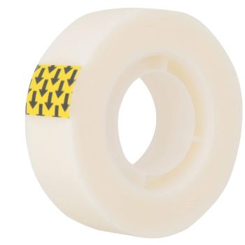 Taśma klejąca przeźroczysta Deli 18*33m A30010 biała