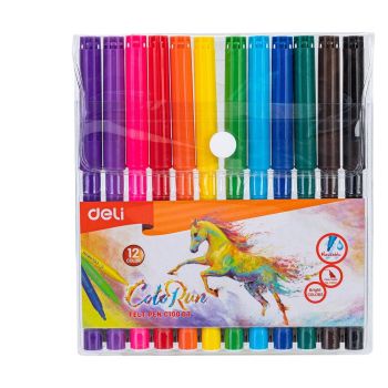 Flamastry Deli C10003 12 kolory ColoRun