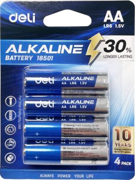 Bateria lr06 Deli 18501 alkaliczna aa 4 szt.