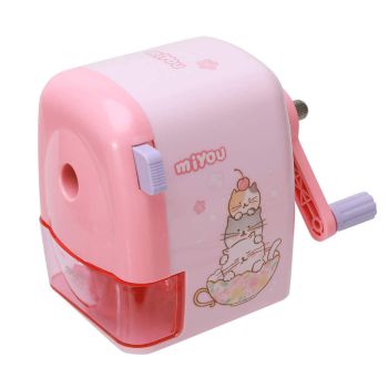 Temperówka Deli 0629 ręczna na korbkę mix kolorów seria miyou