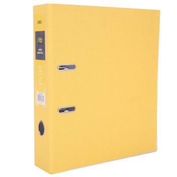 Żółty segregator Deli A4/76mm B20150