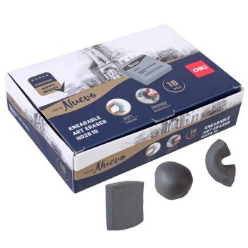 Artystyczna gumka DELI w kolorze szarym