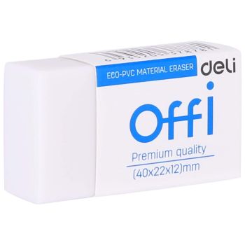 Gumka Deli H03010 biała mała