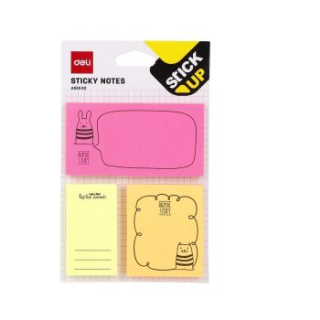 Notesy samoprzylepne Deli zestaw 50 kartek