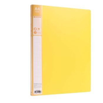 Album ofertowy CROSSEDGE A4 10 koszulek żółty Deli