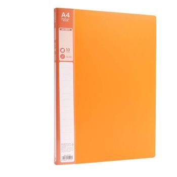 Album ofertowy CROSSEDGE A4 10 koszulek pomarańczowy Deli