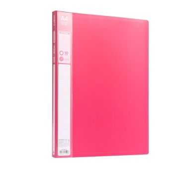 Album ofertowy CROSSEDGE A4 10 koszulek różowy Deli