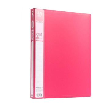 Album ofertowy CROSSEDGE A4 60 koszulek różowy Deli