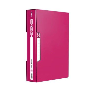 Album ofertowy CROSSEDGE A4 80 koszulek różowy Deli