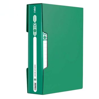 Album ofertowy CROSSEDGE A4 100 koszulek zielony Deli