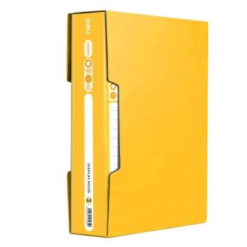 Album ofertowy CROSSEDGE A4 100 koszulek żółty Deli
