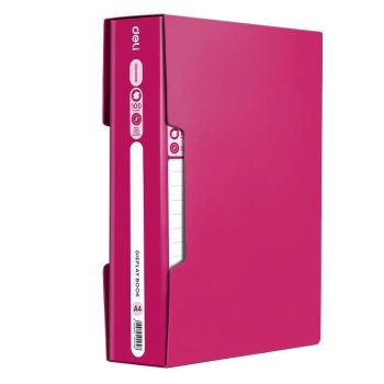 Album ofertowy CROSSEDGE A4 100 koszulek różowy Deli