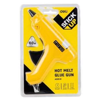 Pistolet do kleju Deli 60w żółty