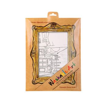 Biała mata Strigo by Funny Mat Pokój w Arels Vincent Van Gogh 25 x 35 cm + flamastry