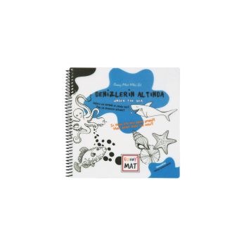 Książeczka do kolorowania Świat pod wodą, Strigo by Funny Mat, 23 x 23 cm + flamastry