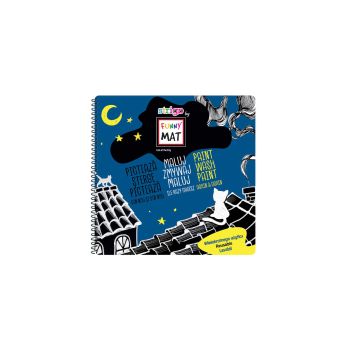 Książeczka do kolorowania Koty Strigo by Funny Mat, 23 x 23 cm + flamastry