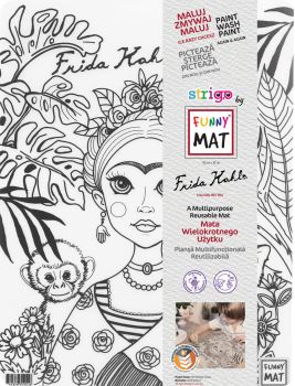 Transparentna mata Strigo by Funny Mat Frida 30 x 40 cm + flamastry