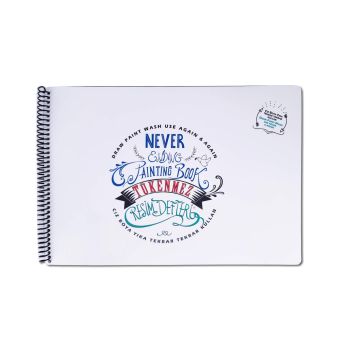 Wymazywalny Blok poziomy Napisy Strigo by Funny Mat, 35 x 50 cm + flamastry