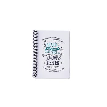 Wymazywalny blok pionowy Napisy Strigo by Funny Mat, 13 x 16 cm + flamastry