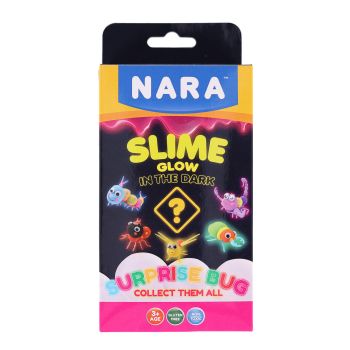 Zestaw Slime NARA świecący w ciemności + foremki + tacka