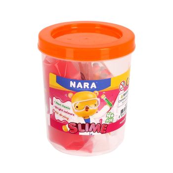 Zestaw Slime NARA w plastikowym opakowaniu + koraliki + kleje