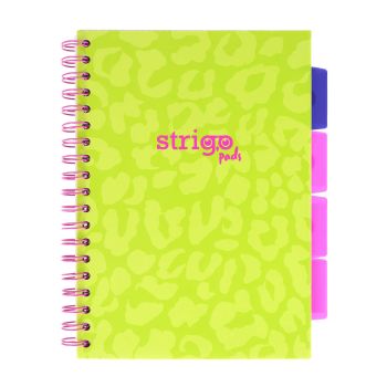 Kołozeszyt STRIGO PADS Project Book B5 kratka Neon zielony