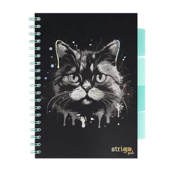 Kołozeszyt STRIGO PADS Project Book B5 kratka Kot
