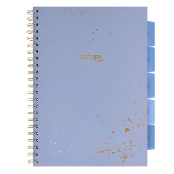 Kołozeszyt STRIGO PADS Project Book A4 kratka Marmur niebieski