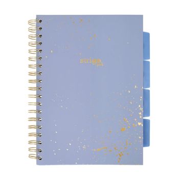 Kołozeszyt STRIGO PADS Project Book B5 kratka Marmur niebieski