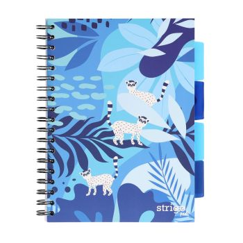 Kołozeszyt STRIGO PADS Project Book B5 kratka Jungla niebieski