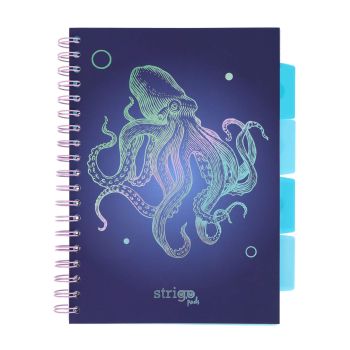 Kołozeszyt STRIGO PADS Project Book B5 kratka Głębiny Ośmiornica