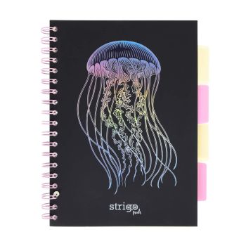 Kołozeszyt STRIGO PADS Project Book B5 kratka Głębiny Meduza