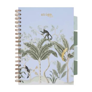 Kołozeszyt STRIGO PADS Project Book B5 kratka Afryka pastelowy niebieski